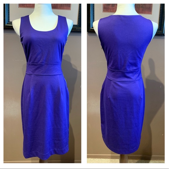 Banana Republic Purple Mini Dress size 4 EUC - Picture 5 of 11